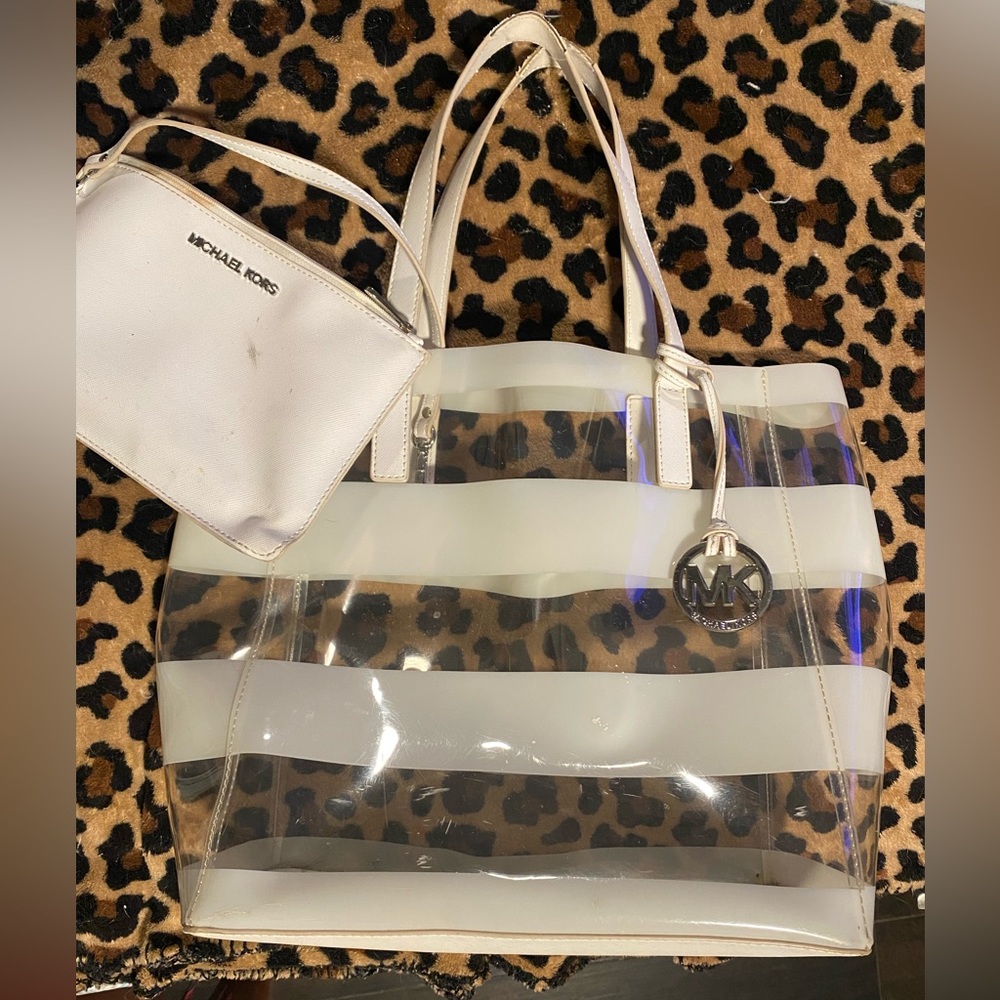 Michael Kors clear purse